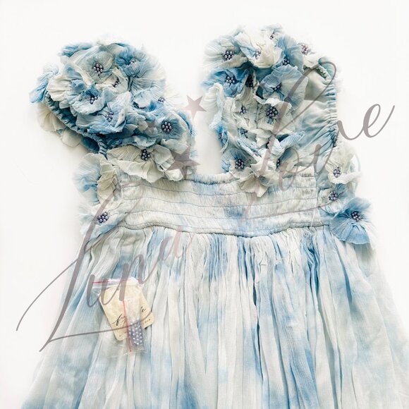 FREE PEOPLE Mango Mambo Maxi Dress In Blue (size XS) NWT - Picture 11 of 14